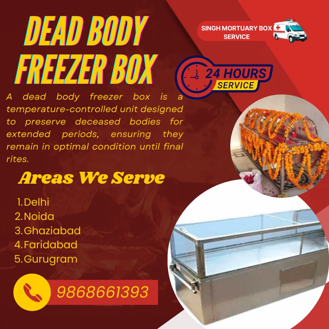 Dead Body Freezer Box Delhi